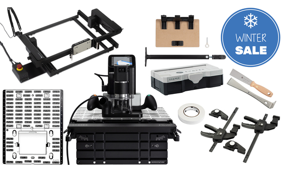 Shaper Origin + Plate + Workstation + Bench Pilot + Shelf Upgrade Kit SET-SO2-BUNDLE-9