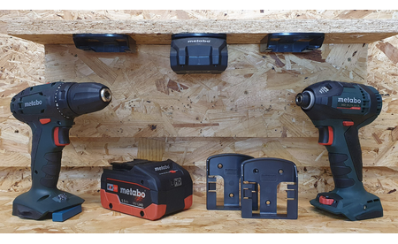 Schwarze StealthMounts Akkuhalterungen für CAS, 6 St. STM-BM-CAS18-BLK-6 1