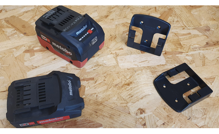 Schwarze StealthMounts Akkuhalterungen für CAS, 6 St. STM-BM-CAS18-BLK-6 2