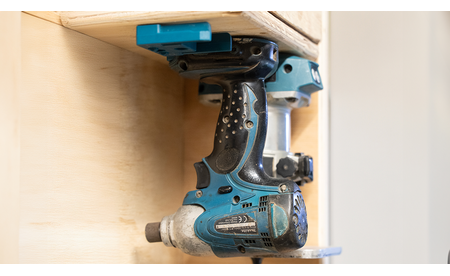 Blaue StealthMounts Werkzeughalterungen für Makita LXT, 4 St. STM-TM-MK18-BLU-4 2