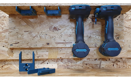 Blaue StealthMounts Werkzeughalterungen für Makita 40V XGT, 4 St. STM-TM-MK40-BLU-4 1