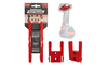 Rote StealthMounts Werkzeughalterungen für Milwaukee M18, 4 St. STM-TM-MW18-RED-4