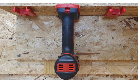 Rote StealthMounts Werkzeughalterungen für Milwaukee M18, 4 St. STM-TM-MW18-RED-4 2