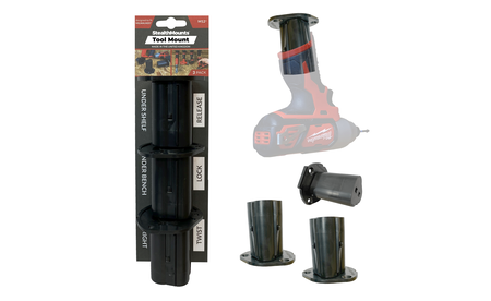 Schwarze StealthMounts für Milwaukee M12, 3 St. STM-TM-MW12-BLK-3