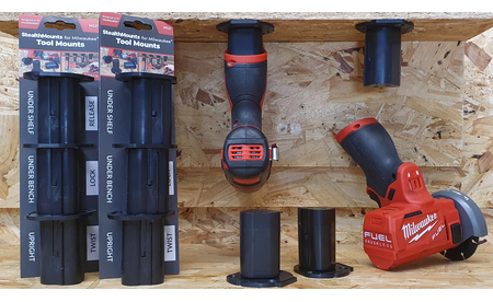 Schwarze StealthMounts für Milwaukee M12, 3 St. STM-TM-MW12-BLK-3 1