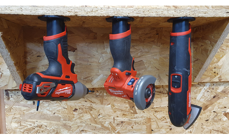 Schwarze StealthMounts für Milwaukee M12, 3 St. STM-TM-MW12-BLK-3 2