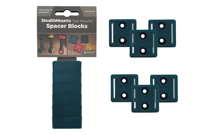 Blaue Distanzstücke für StealthMounts Werkzeughalter (12mm) für Makita LXT, 6 St. STM-TMSPACE-BLU-6