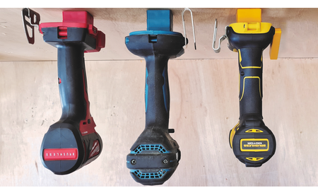 Rote Distanzstücke für StealthMounts Werkzeughalter (12mm) für Milwaukee M18, 6 St. STM-TMSPACE-RED-6 1