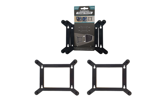 Schwarze StealthMounts Halterung für Makita Ladegerät, 2 St. STM-CMC-MK-S