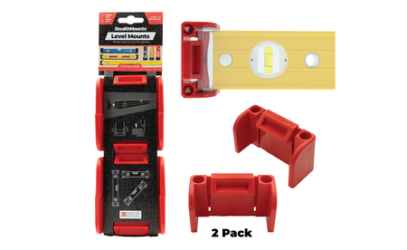 Rote StealthMounts Wasserwaagenhalterung STM-OM-LM-RED-2