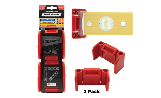Rote StealthMounts Wasserwaagenhalterung STM-OM-LM-RED-2