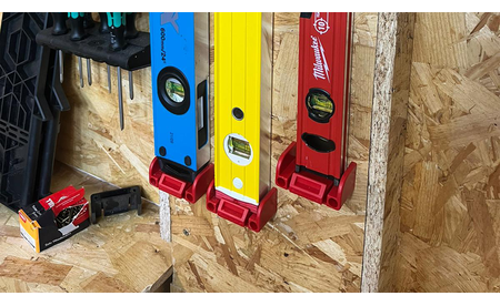 Rote StealthMounts Wasserwaagenhalterung STM-OM-LM-RED-2 1