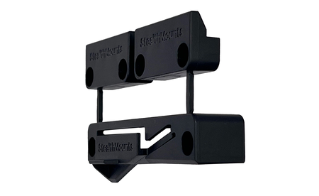 StealthMounts Wandhalterung für Führungsschienen, schwarz STM-OM-TRM-BLK-LF-2 2