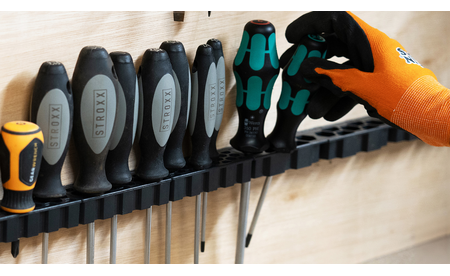 StealthMounts Wand-Organizer für Schraubendreher, 4 St. STM-WH-BLK-SD-4 1