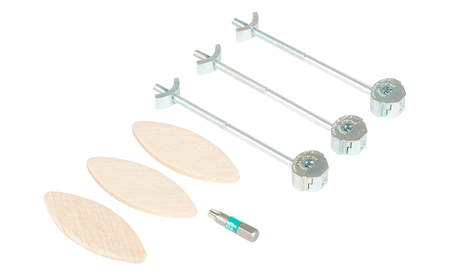 TREND Arbeitsplattenverbinder Zipbolt Compact, 3er-Pack T-ZIP-20-100-3
