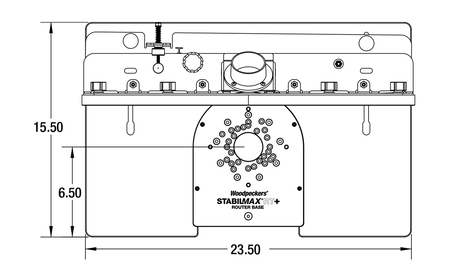 WOODPECKERS StabilMax RT-PLUS Kompakt-Frästisch W-SMRT-P 9