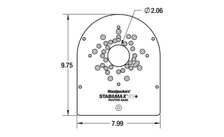 WOODPECKERS StabilMax RT-PLUS Kompakt-Frästisch W-SMRT-P 11