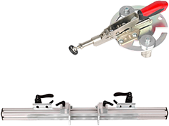 Anschlagschienen, Spannelemente