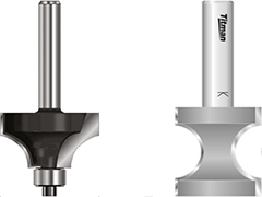 Viertel- und Halbstabfräser